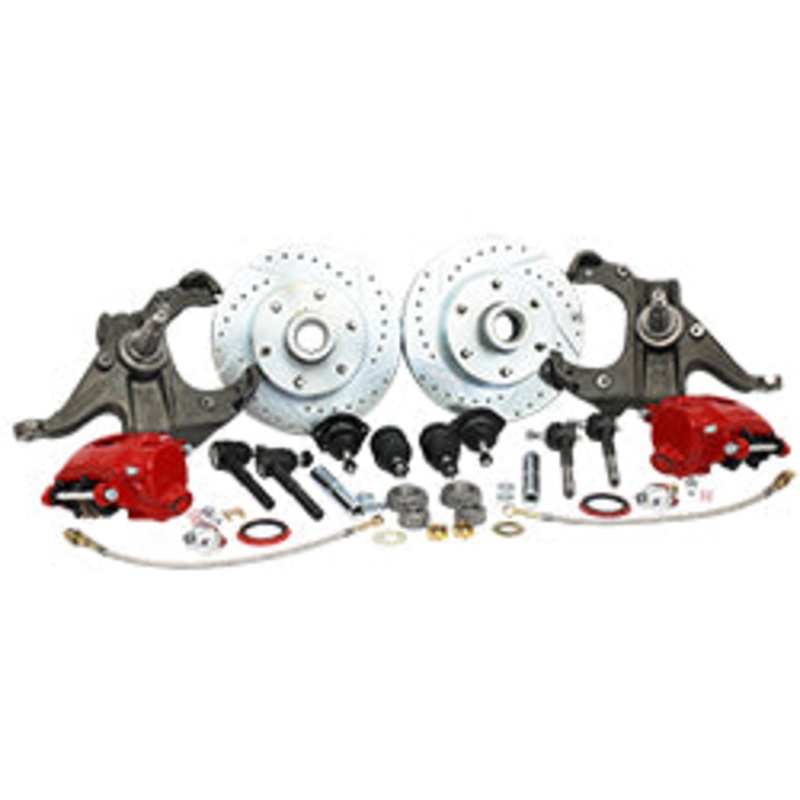 1963-70 Chevy C10, GMC C15 Truck Disc Brake Conversion, Stock or Drop Spindle, Deluxe
