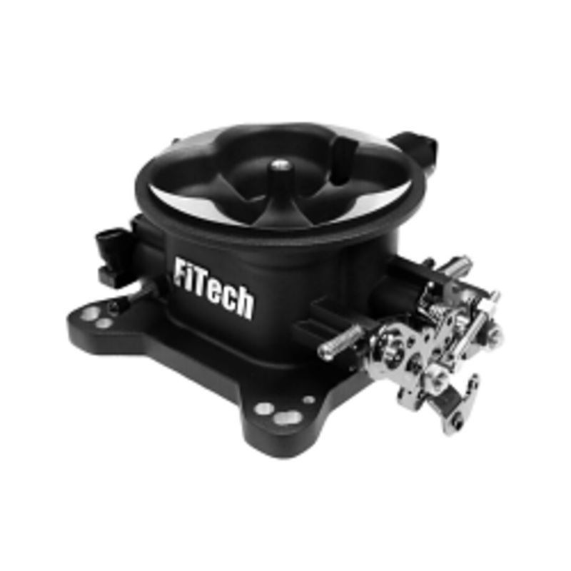 FiTech 30032 – Universal 4150 Throttle Body Matte Black Finish