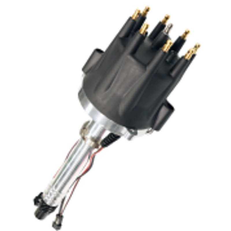 FiTech 99013 Go Spark Distributor, Chevy V8 w/mech. Adv, dual pick-up with slip collar
