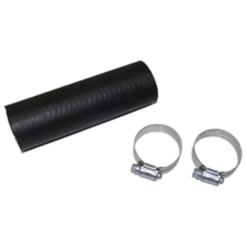 Fuel Filler Hose, Rubber, 1.5″ Diameter, Per Foot, Includes Clamps Specify Length