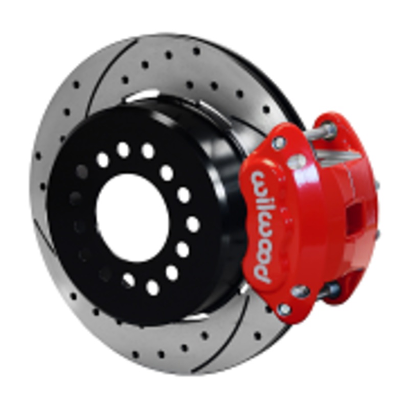 Wilwood – 1967-72 Chevy C10 /GMC C15 Rear Disc Brake Conversion with Parking Brake Plain 12.19″ Rotor, Black Caliper