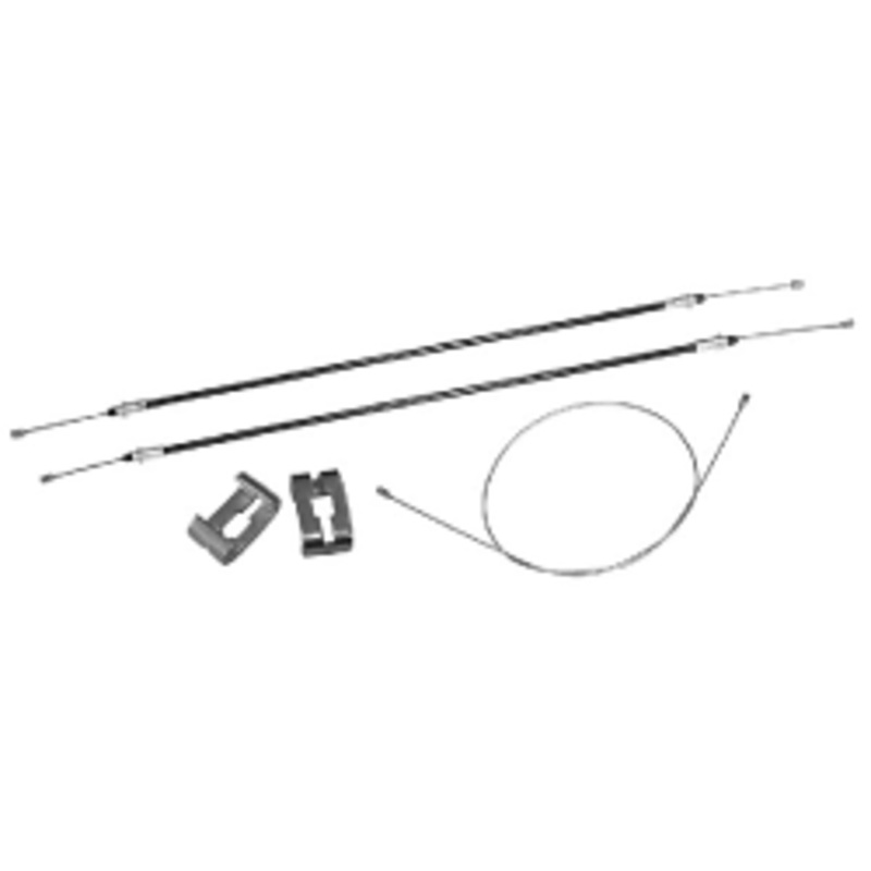 1955-57 CHEVY BELAIR, EMERGENCY BRAKE CABLE SET, REAR DISC (EBC5557)