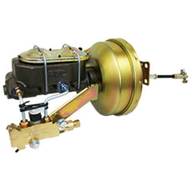 1955-57 Chevy Belair Power Brake Booster Kit 8″ dual diaphragm 4 wheel disc