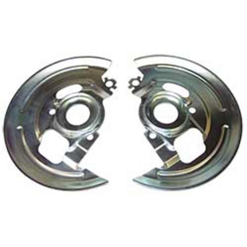 62-74 Chevy 2-Nova, 64-72 GM A Body, 67-69 Chevy Camaro-Pontiac Firebird, Disc Brakes Dust Shields, Set