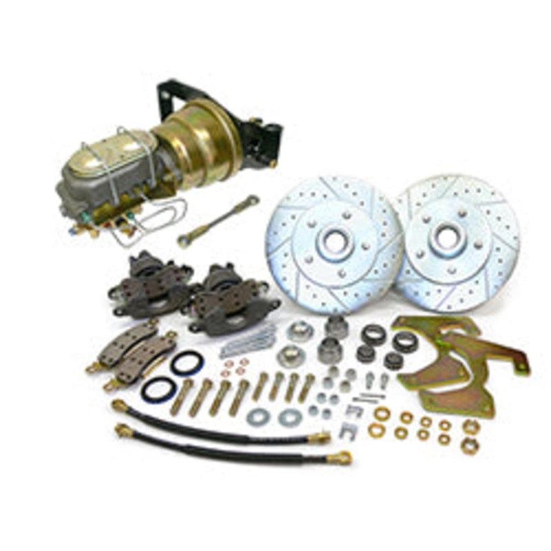 1948-52 Ford F-1 Truck Power Disc Brake Conversion Kit, Floor Mount Booster