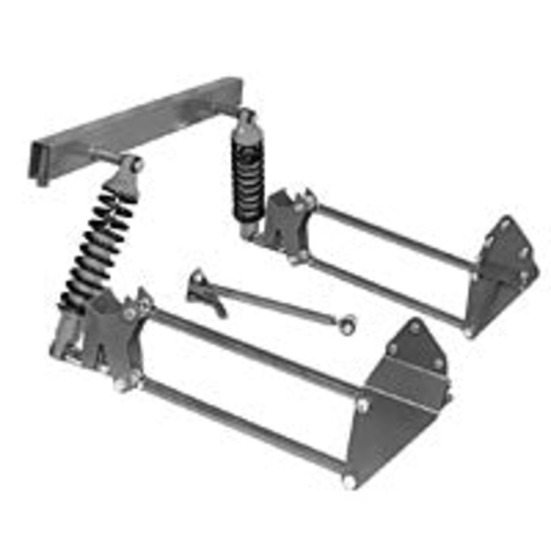 1953-56 Ford F-100 Truck, Rear 4-Link Suspension Kit 1953-54 Black Out