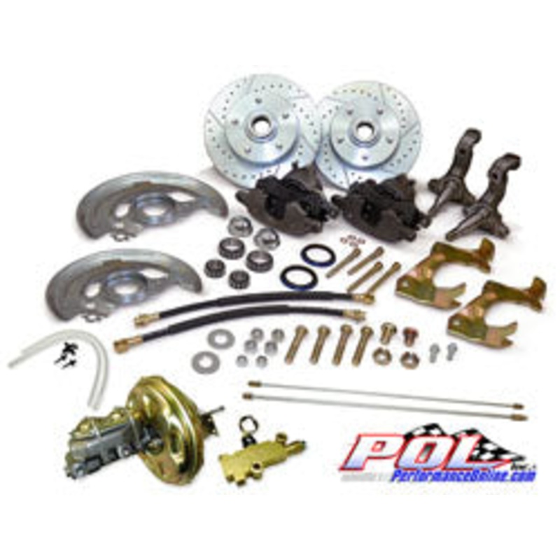 1967-69 Chevy Camaro Power Disc Brake Conversion, OEM Spindles