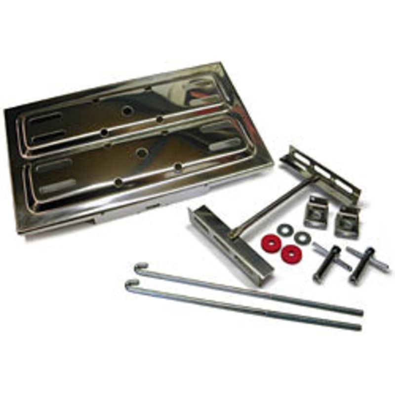 Battery Tray, Group 24, Stainless Steel 18037