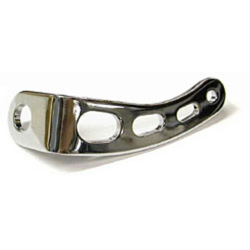 Throttle Return Spring Bracket, Deluxe, Chrome