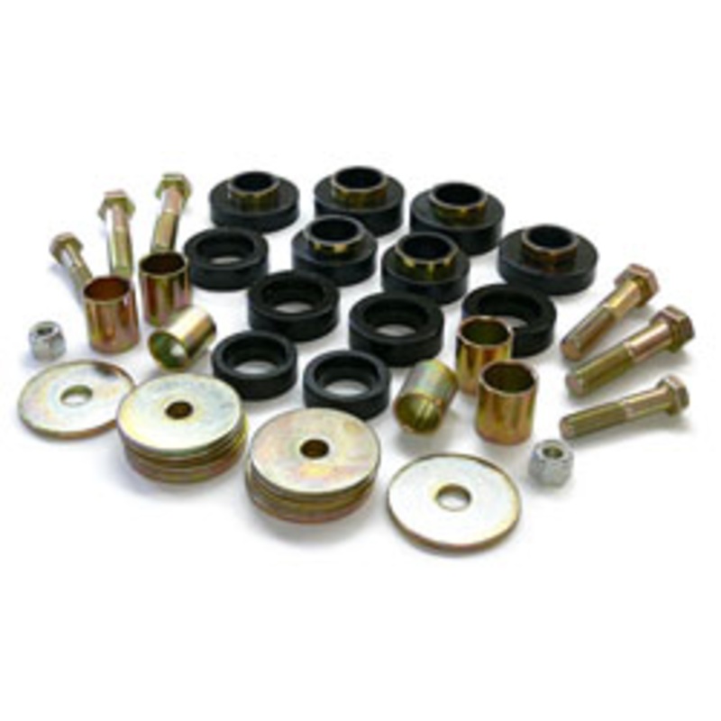 1968-74 Chevy Nova Subframe Body Mount Kit with Hardware, Poly Urethane