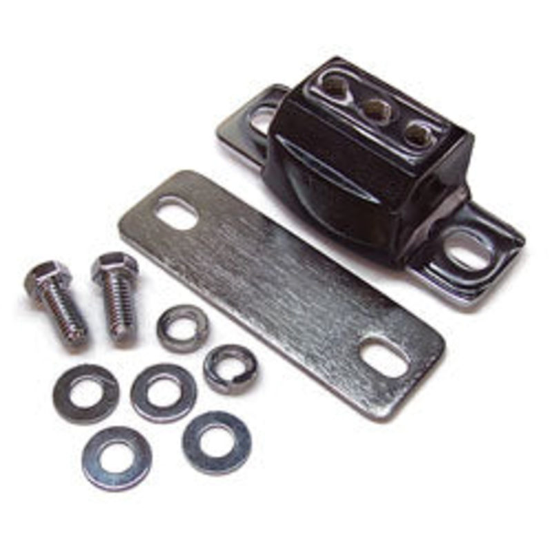 GM Transmission Mount, Polyurethane, TH350, TH400, 700R4, PowerGlide, Muncie 4 speed, CHROME
