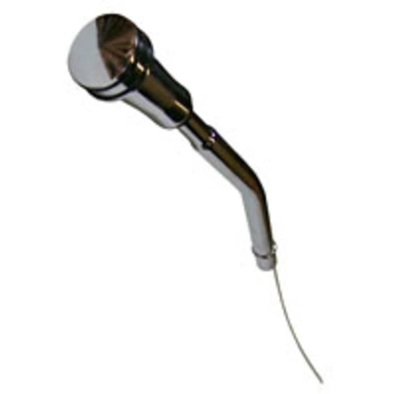 Oil Dipstick, Chrome with Billet Knob, 65-79 SB Chevy