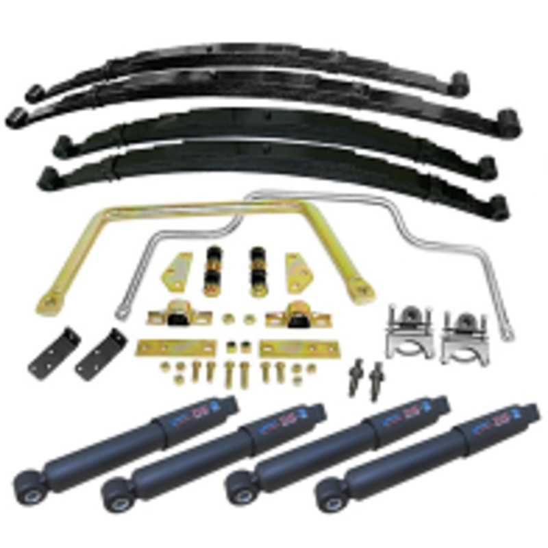 1947-54 Chevy, GMC Truck Stage 2 Leaf Spring Suspension Kit 2.5″ Front / 4″Rear