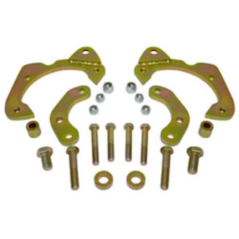 1955-64 Chevy Belair, Impala Front Disc Brake Conversion Bracket Kit, Lg Caliper