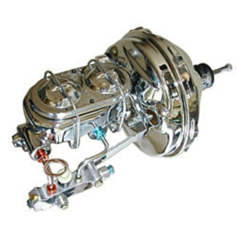 1957-64 Ford F-100 Truck Power Brake Booster Kit, Chrome Specify Type