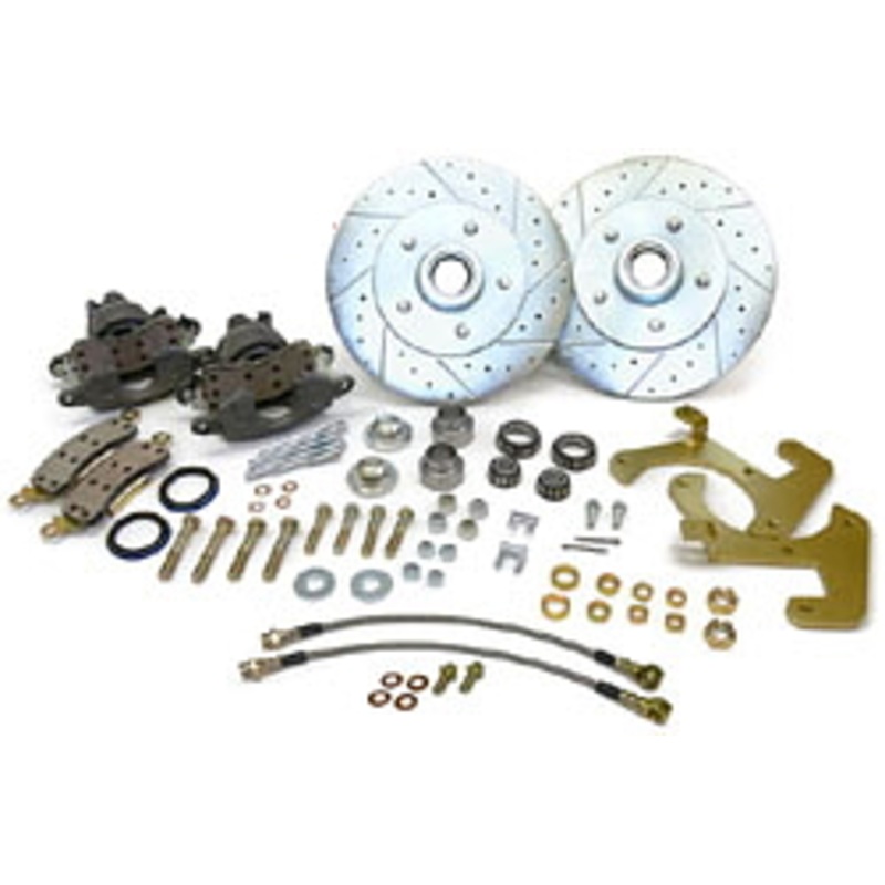 1953-62 Chevy Corvette Disc Brake Conversion Yes (XDGS) ($84.65) Black (PC-B2) ($42.86)
