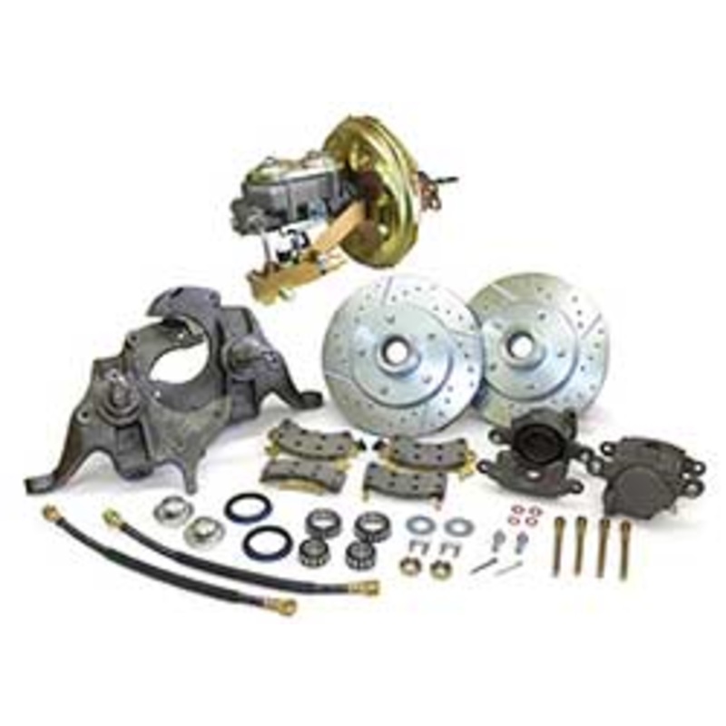 1979 Chevy Nova Power Disc Brake Conversion, 2″ Drop Spindles