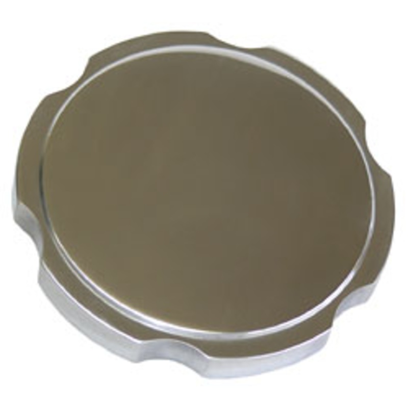Radiator Cap, Billet Aluminum, Plain, Polished, 16lbs
