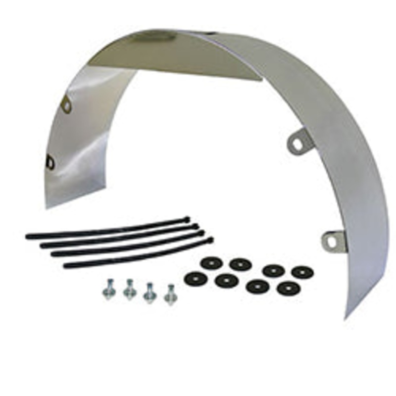 Radiator Fan Shroud, Polished Stainless Please Specify