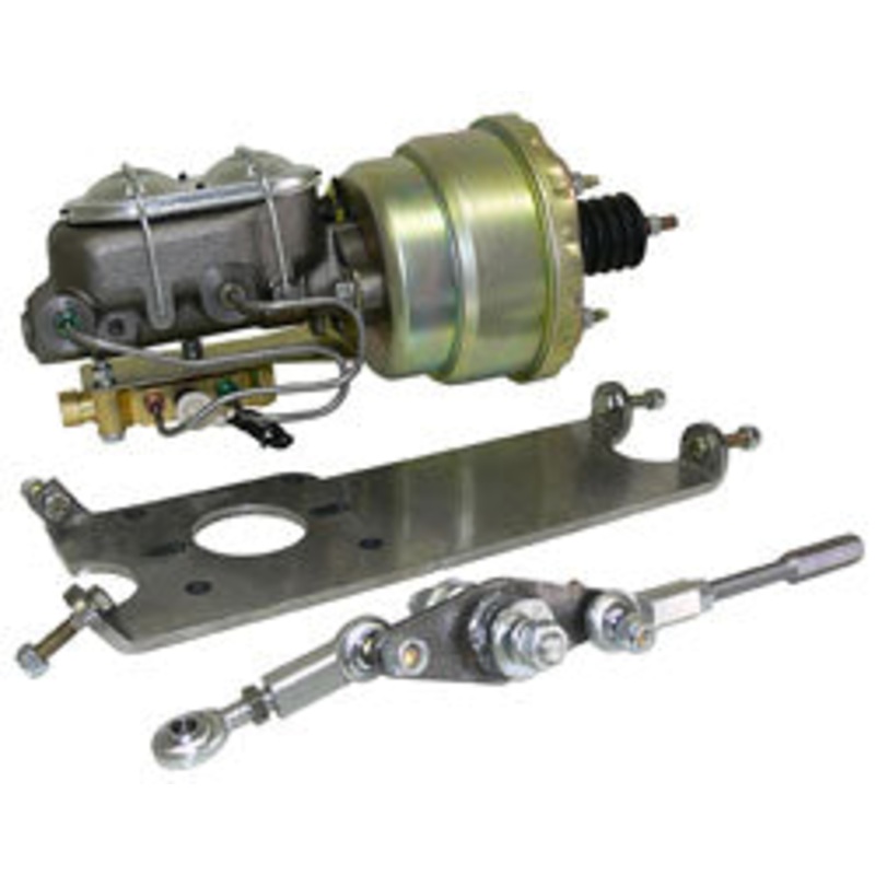 1949-51 Mercury-MERC-Fullsize Car Power Brake Booster Kit 4 Wheel Disc