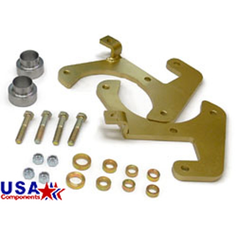 1953-62 CHEVY CORVETTE, DISC BRAKE CONVERSION KIT, LG. GM CALIPER (DB5362)