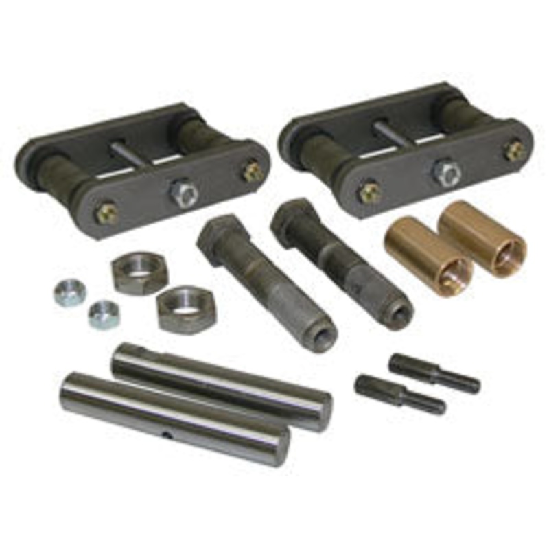 1955-59 Chevy, GMC 3100 Truck Leaf Spring Pin and Shackle Kit, Rear 1955-56