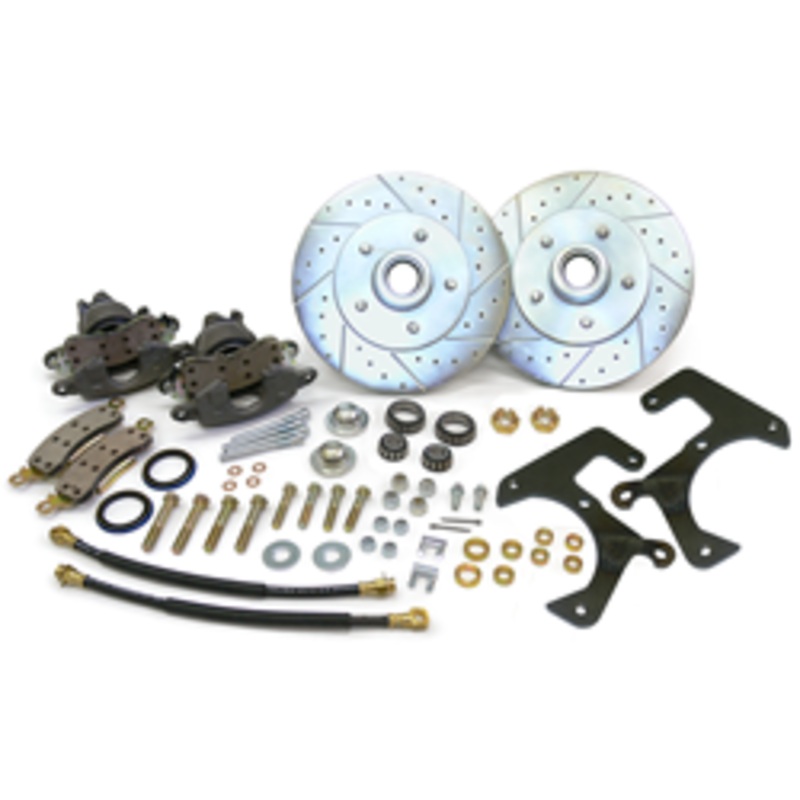 1957-64 Ford F-100 Truck, Front Disc Brake Conversion Wheel Kit Yes (XDGS) ($84.65) Yes (SBH716) ($49.00) Black (PC-B2) ($42.86)