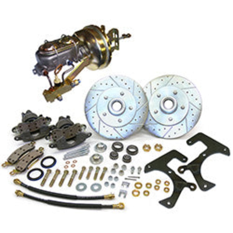 1957-64 Ford F-100 Truck Power Disc Brake Conversion Kit, 5 x 5.5″ Bolt Pattern