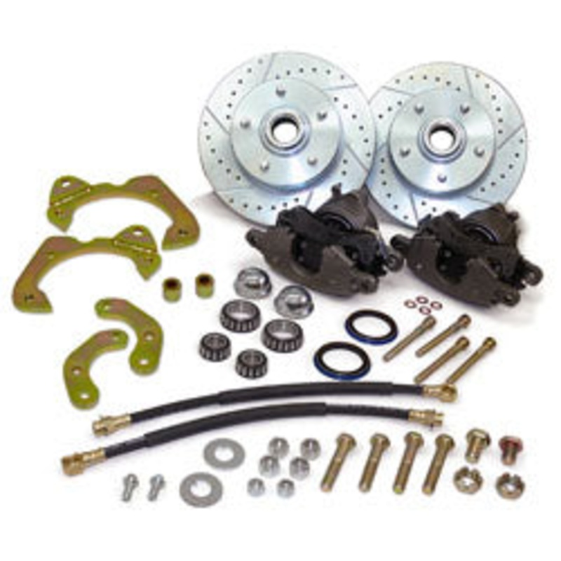 1963-64 Chevy Corvette Front Disc Brake Conversion Kit, Large GM Calipers Please Specify Please Specify Please Specify