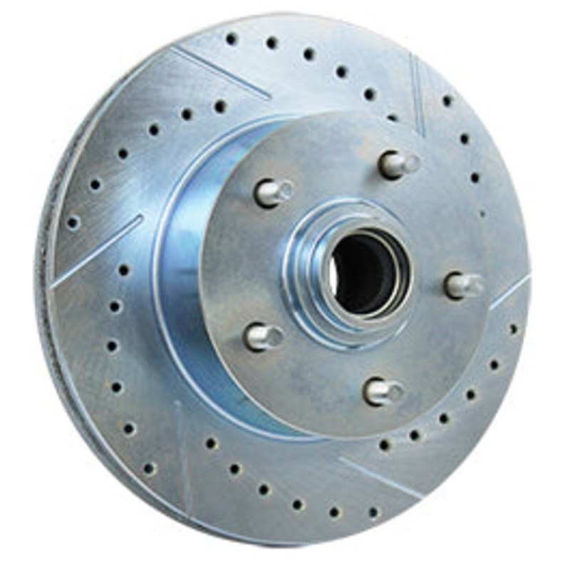 GM Brake Rotors, Cross Drilled and Gas Slotted, Front #5514 Please Specify