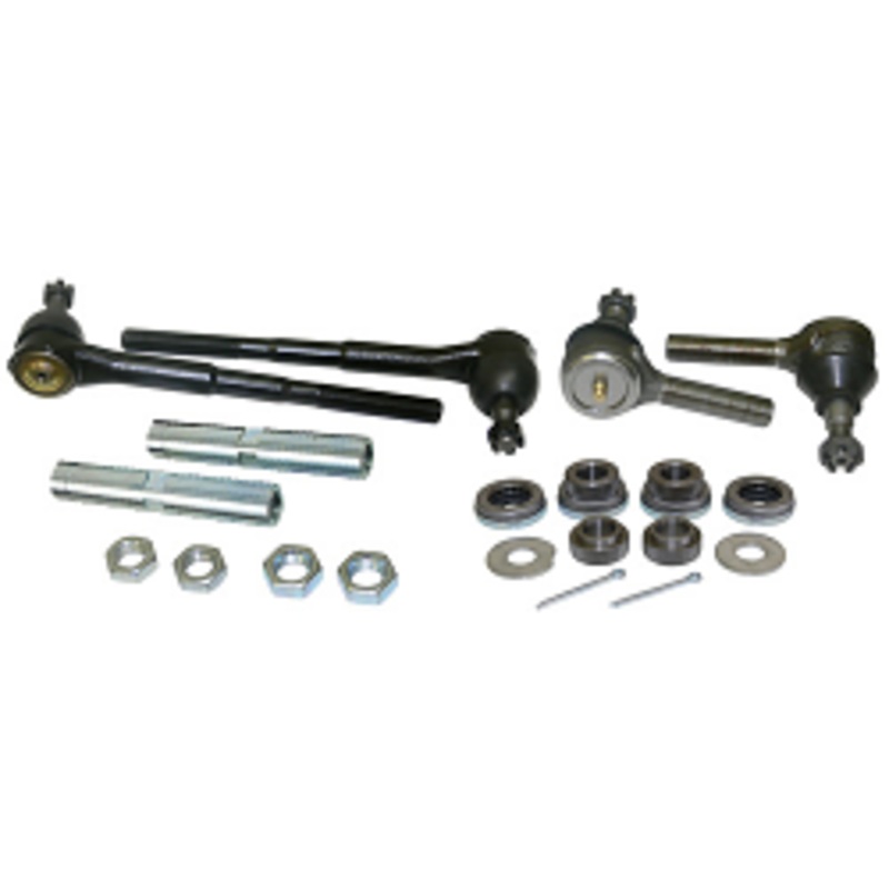 1955-57 Chevy Belair, High Performance Tie Rod and Idler Bearing Kit, For Tubular Control Arms