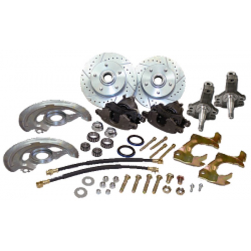 1962-67 Chevy Nova Disc Brake Conversion Kit, Drop Spindles Yes (SBH10) ($49.00) Yes (XDGS) ($84.65) Black (PC-B2) ($42.86)
