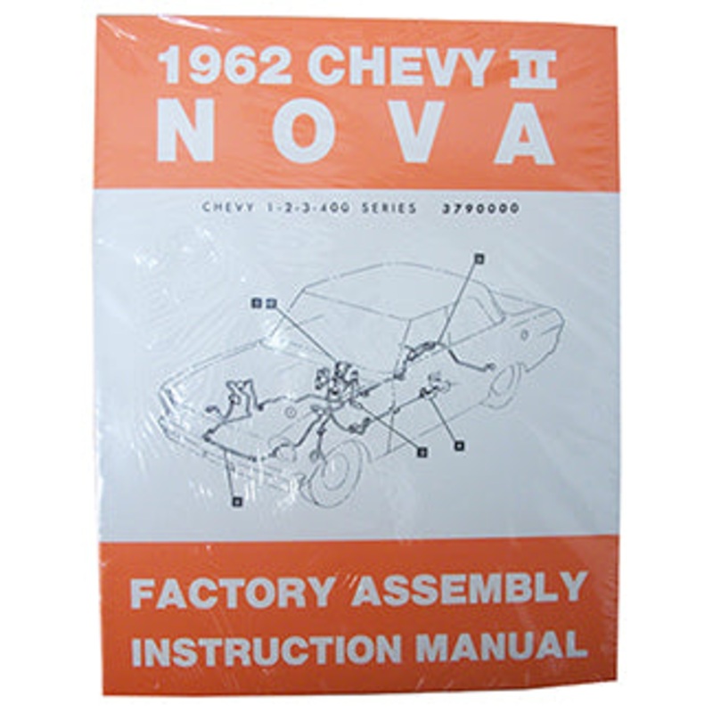 1962 CHEVY NOVA, CHEVY II FACTORY ASSEMBLY MANUAL