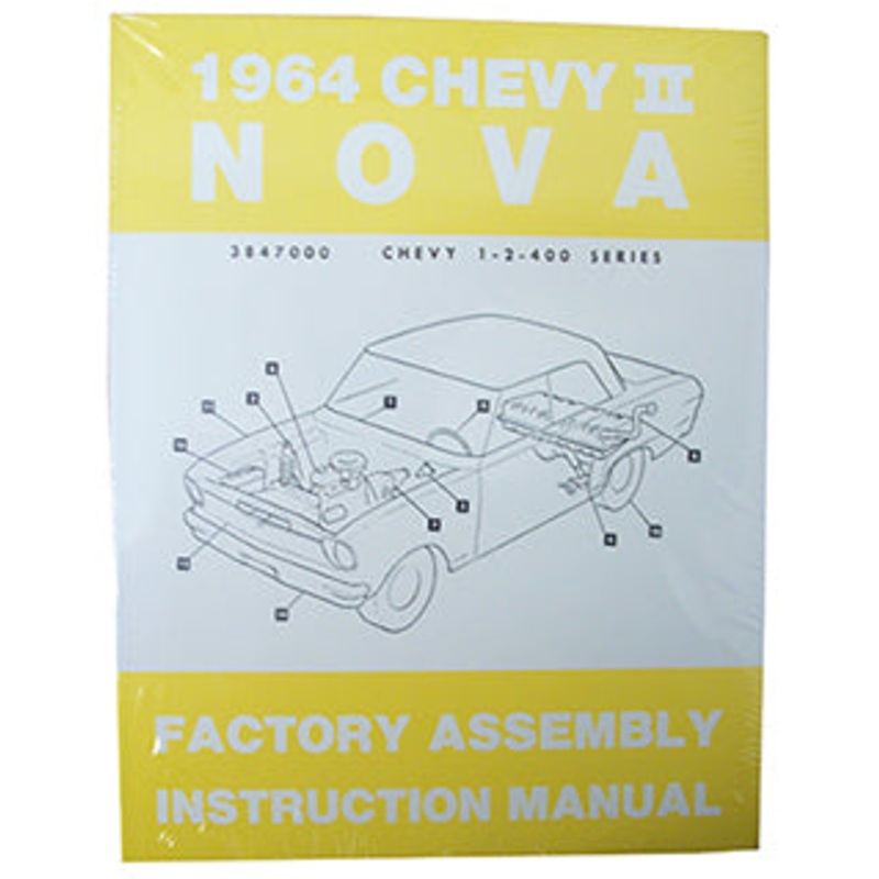 1964 CHEVY NOVA, CHEVY II FACTORY ASSEMBLY MANUAL