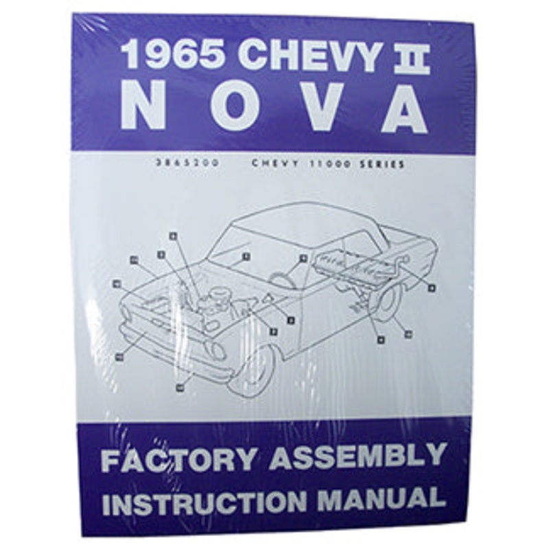 1965 CHEVY NOVA, CHEVY II FACTORY ASSEMBLY MANUAL