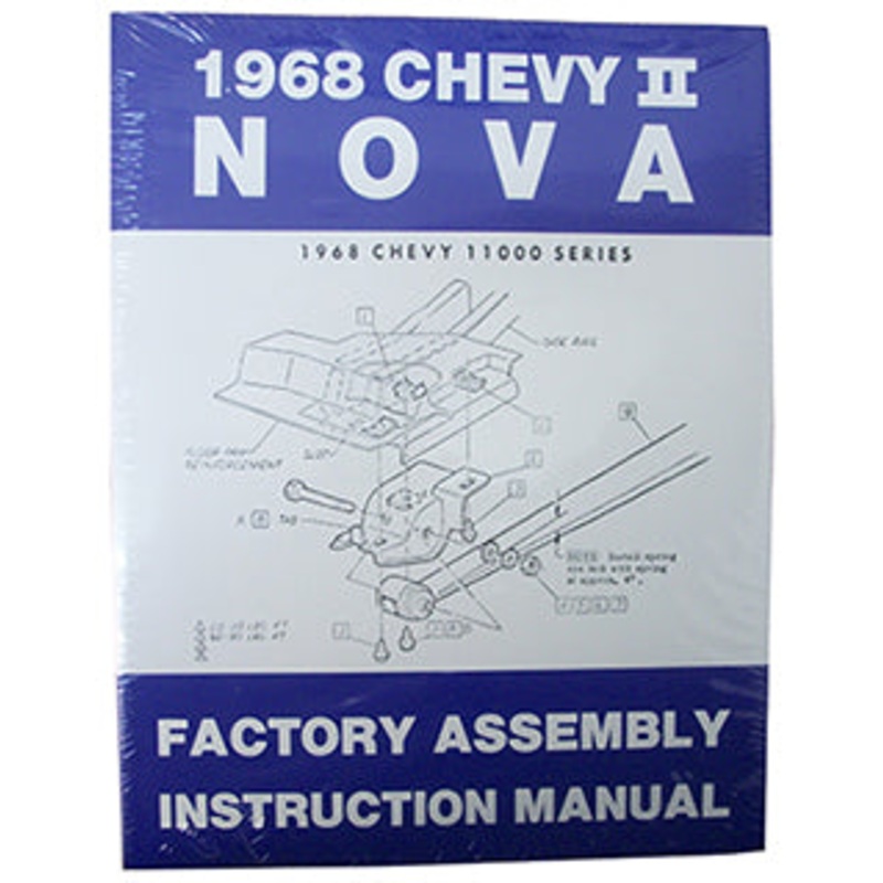 1968 CHEVY NOVA, CHEVY II FACTORY ASSEMBLY MANUAL