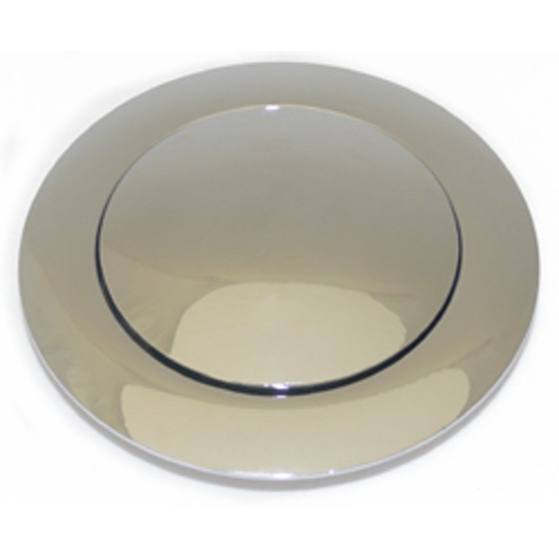 Horn Button for Billet Steering Wheels, Chrome-plated Aluminum