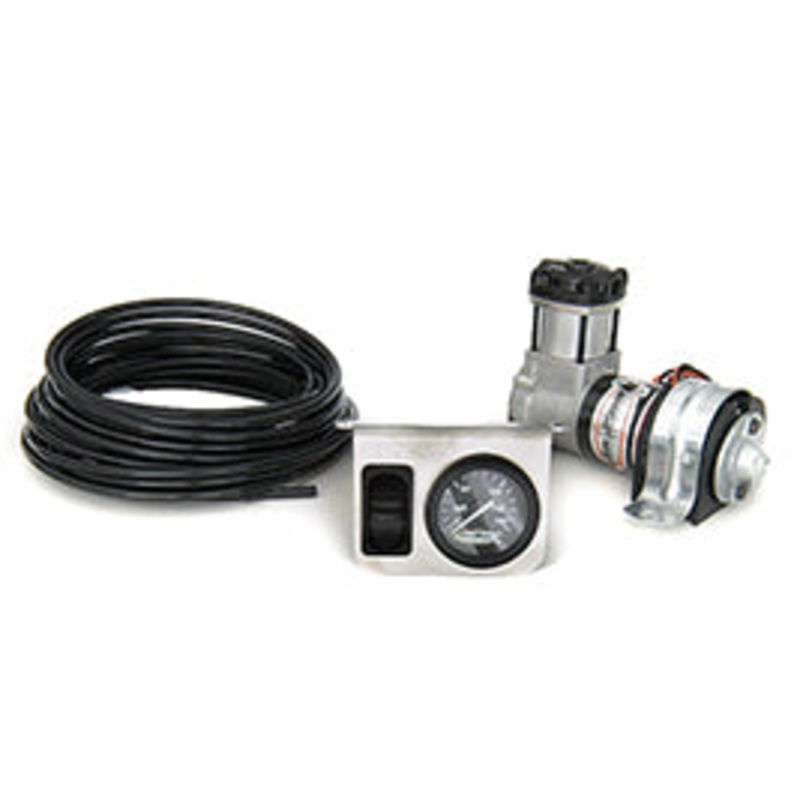 RideTech 30111500 – Small “OverLoad” Style Compressor Kit, Single Switch