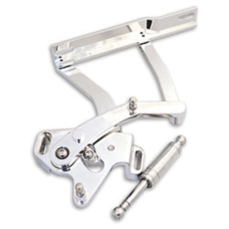 1962 Chevy Impala Billet Aluminum Hood Hinge Set Black