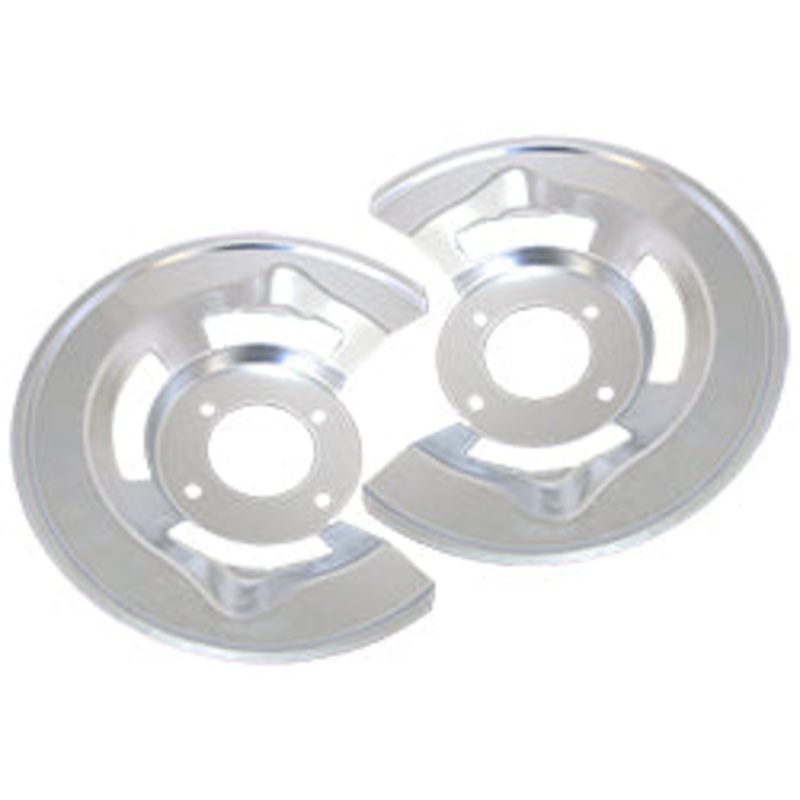 1964-73 Ford Car Disc Brakes Dust Shields, Pair
