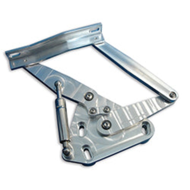 1967-72 Chevy, GMC C10 Truck Billet Aluminum Hood Hinge Set Black