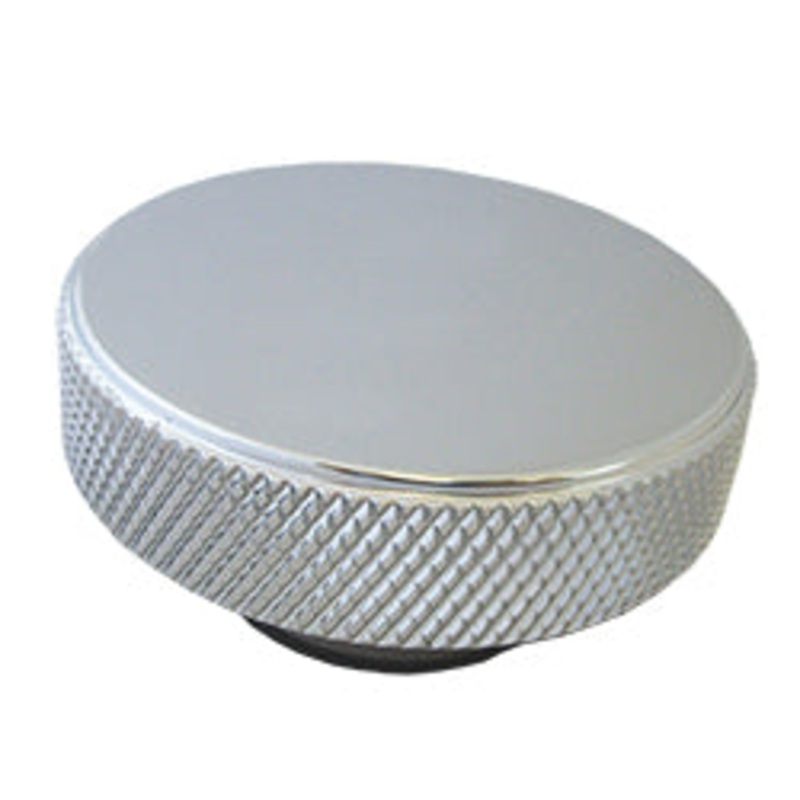 Radiator Cap, Billet Aluminum, Knurled Edge, 16lbs