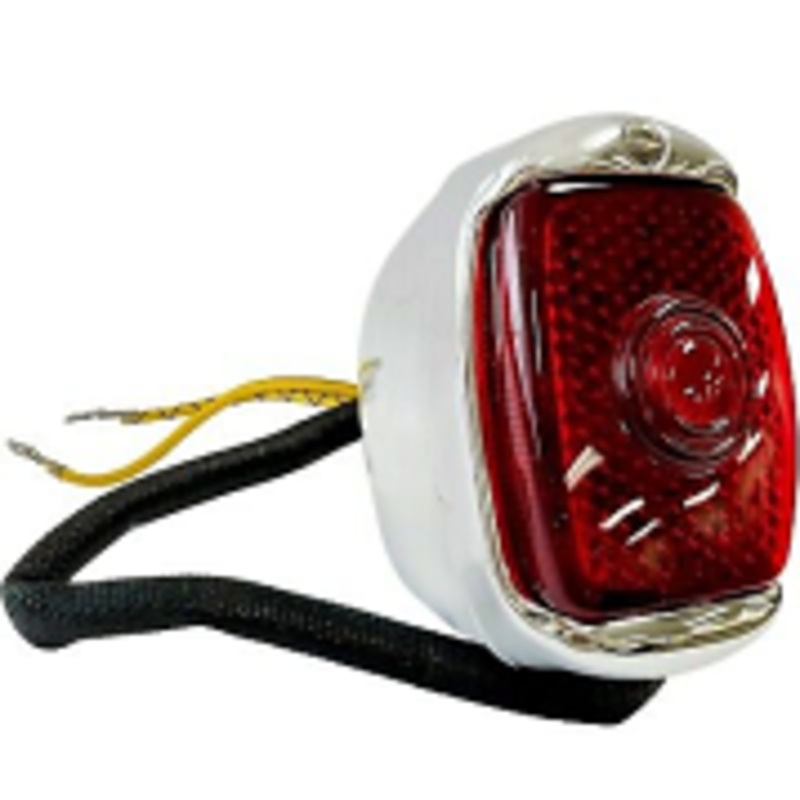 1940-53 Chevy/GMC Tail Light Assembly, Chrome w/ Chrome Bezel Please Specify