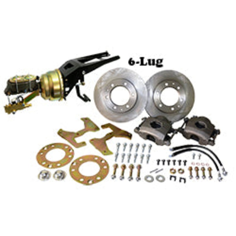 1947-53 Chevy, GMC Truck Power Disc Brake Conversion Kit, 6 x 5.5″ Bolt Pattern