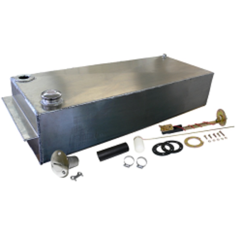 1948-60 Ford F-1 and F-100 Truck Aluminum Fuel Gas Tank Combo Kit 21 and 17 Gallon Bed Specify Size