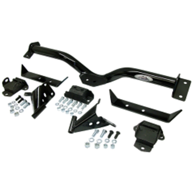 1955-57 Chevy Belair Deluxe Engine and Transmission Mount Kit 3/4″ Forward Poly