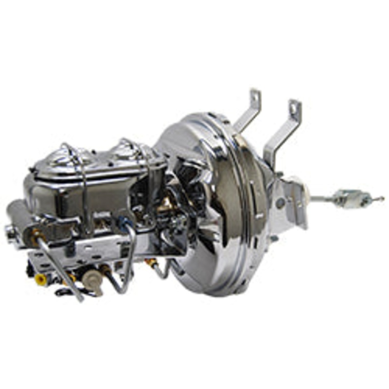 1963-67 Chevy Corvette Chrome Power Brake Booster Kit Drum brakes