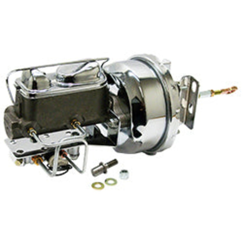 1964-66 Ford Mustang Power Brake Booster Kit, Chrome Please Specify