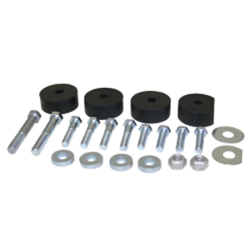 1955-57 Chevy Belair Turbo Transmission Side Mount Urethane Bushing & Hardware Kit