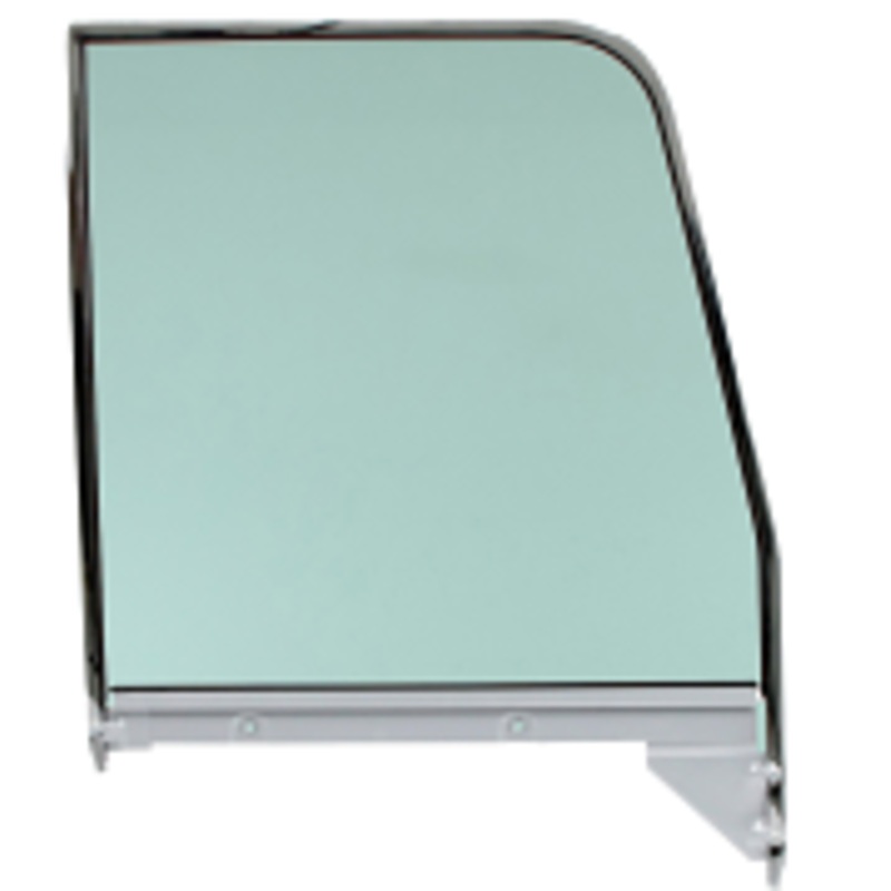 1955-59 Chevy & GMC Truck Replacement Side Door Glass with Chrome Frame Please Specify Please Specify